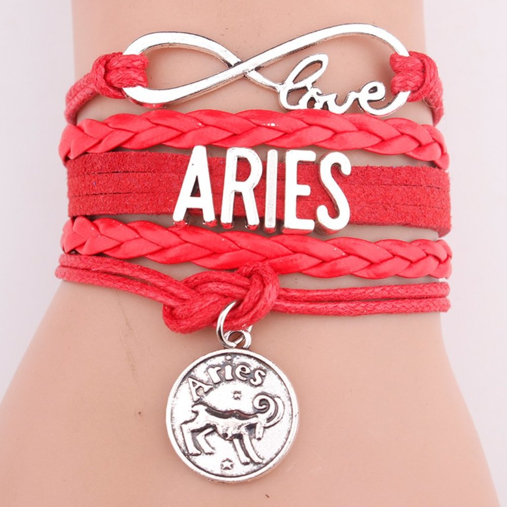Sagittarius Bracelet Brown Leather Silver - Picture 9 of 12